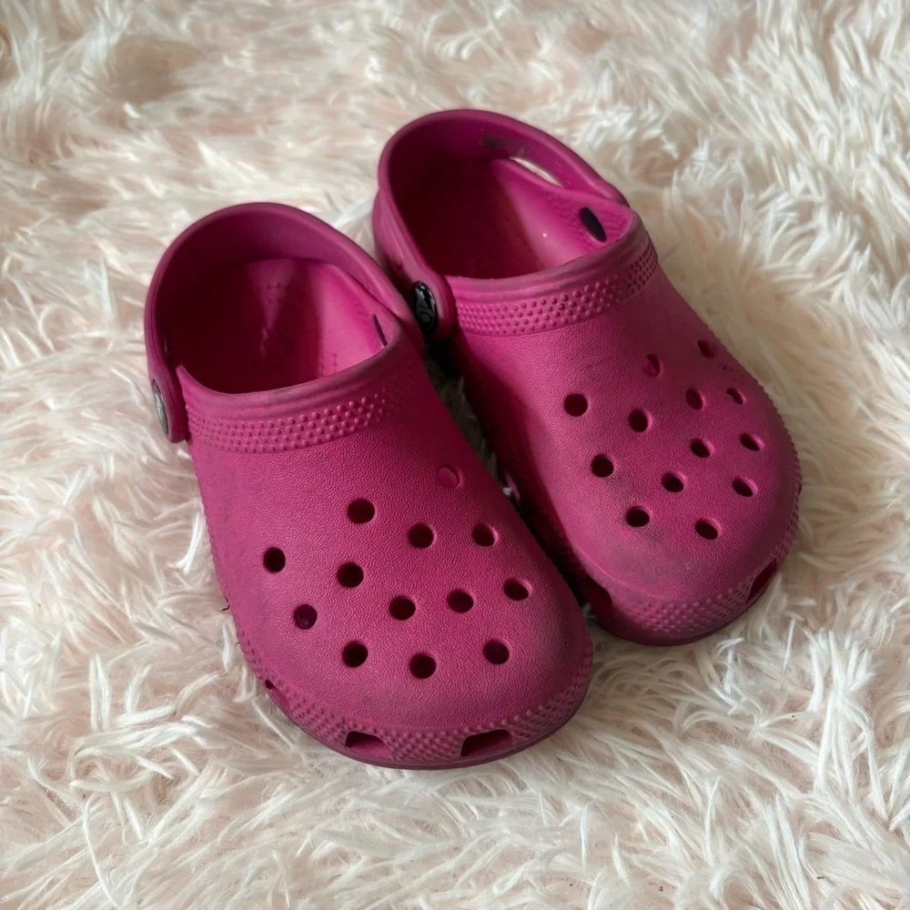 Crocs Pink Clog Sandals Sz 11